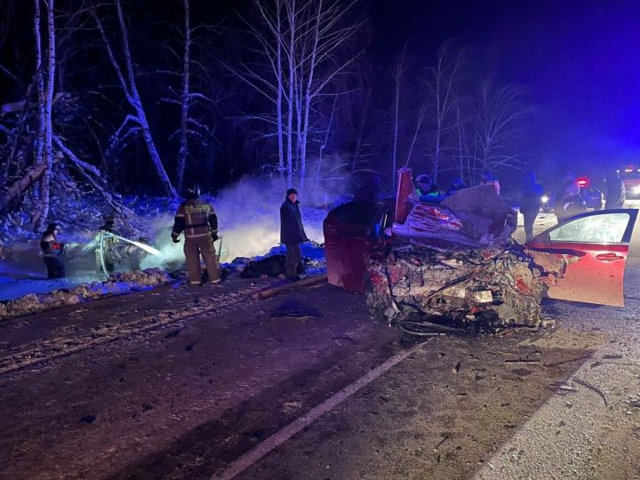 В Татарстане на трассе в ДТП погибли 2 человека