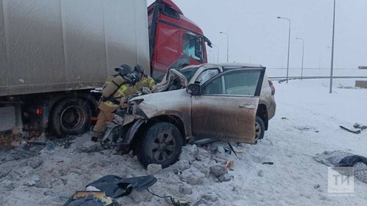 Мужчина и девушка погибли в страшной аварии с фурой на трассе в Татарстане