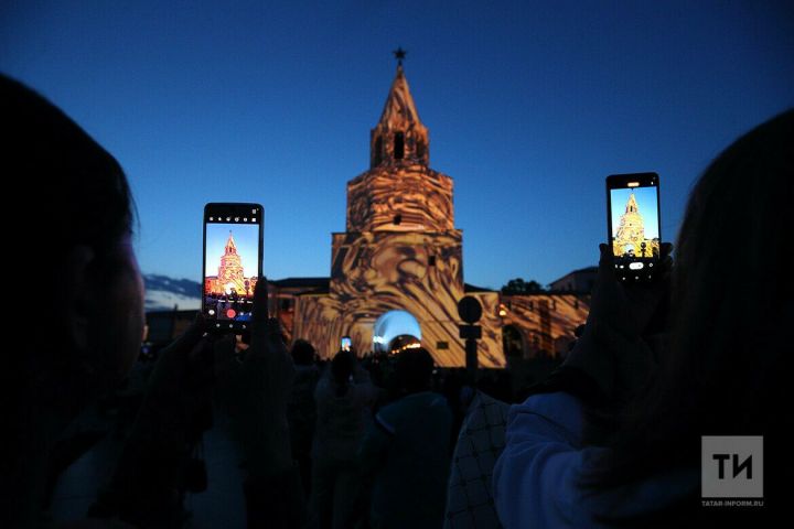 В Казани сегодня пройдет завершающий вечер фестиваля света «Сияние Кремля»