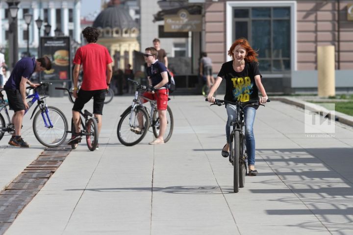 В Казани планируется создать новый веломаршрут и перекрасить велодорожки