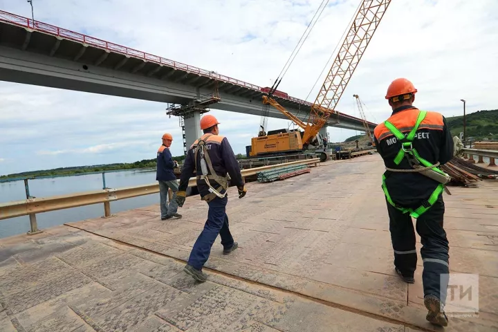 На этой неделе в Казани закроют половину моста «Миллениум»