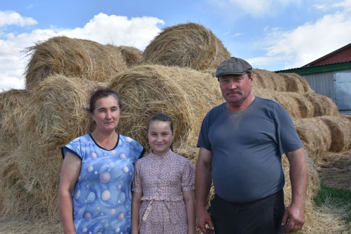 Семья Исаевых из Большого Тябердина в личном хозяйстве содержит 25 КРС