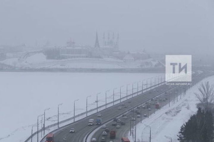 Госавтоинспекция напоминает татарстанцам о безопасности на дорогах в снегопад