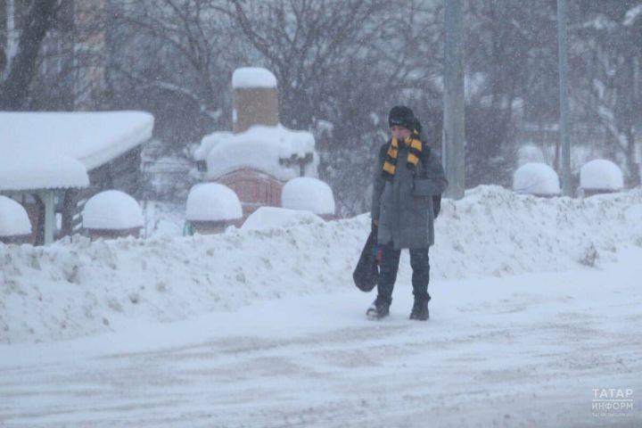 В Татарстане ожидаются метель, накаты и заносы на дорогах