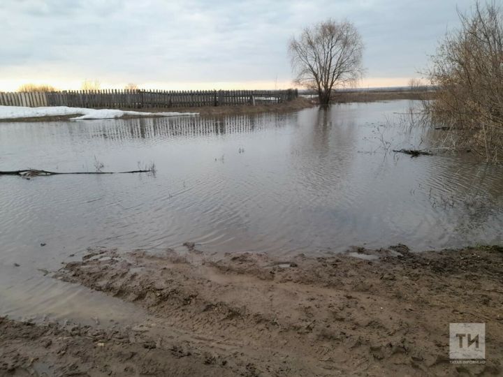 В Буинском и Кайбицком районах талые воды подтопили территории у 34 домов