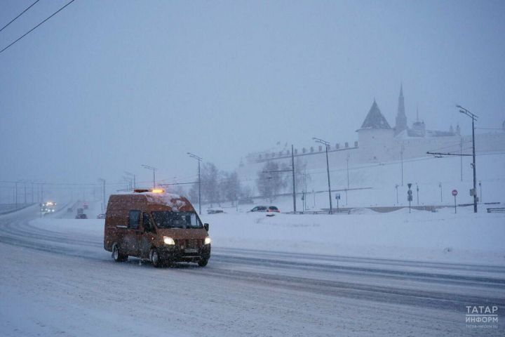 Метели с ухудшением видимости вновь ожидаются в Татарстане