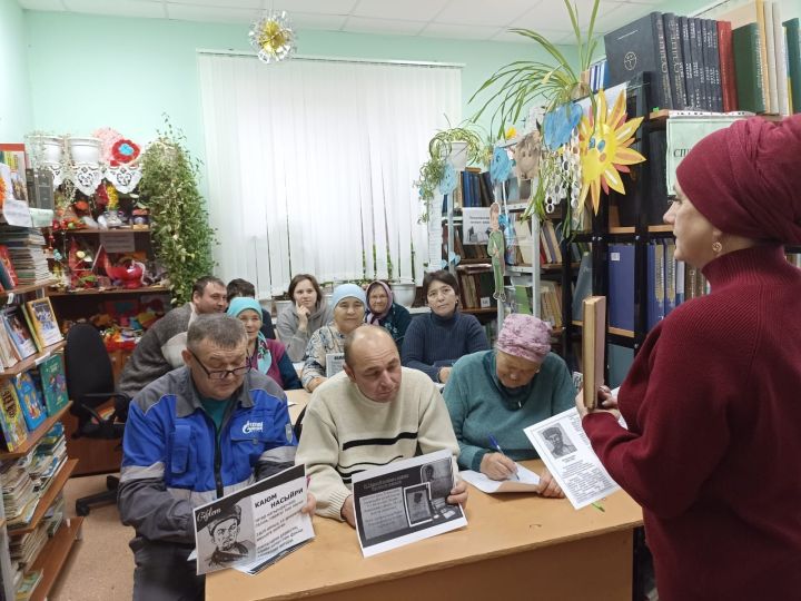 В селе Берлибаш работники культуры приняли участие в  акция по проверке грамотности на татарском языке «Татарча диктант»