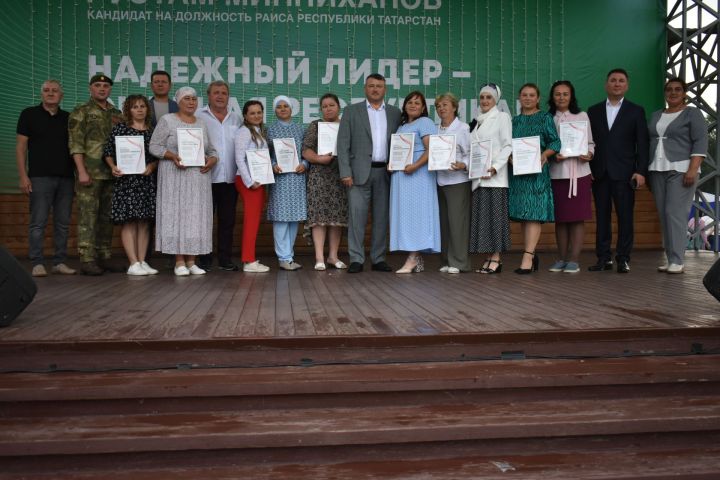 На фестивале добрососедства «Наш двор» поощрили кайбичан