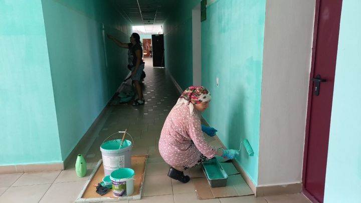 В Большекайбицкой школе кипит подготовка к новому учебному году
