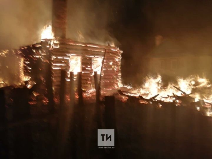В Новошешминском районе Татарстана произошёл пожар, в результате которого женщина получила ожоги