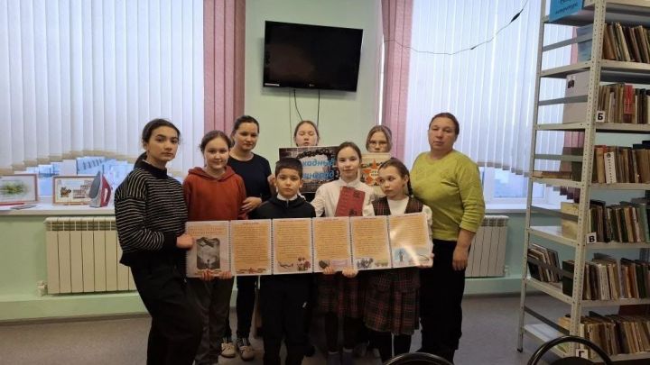 Хозесановская библиотека совместно с СДК провели час истории «Блокада: день за днём»