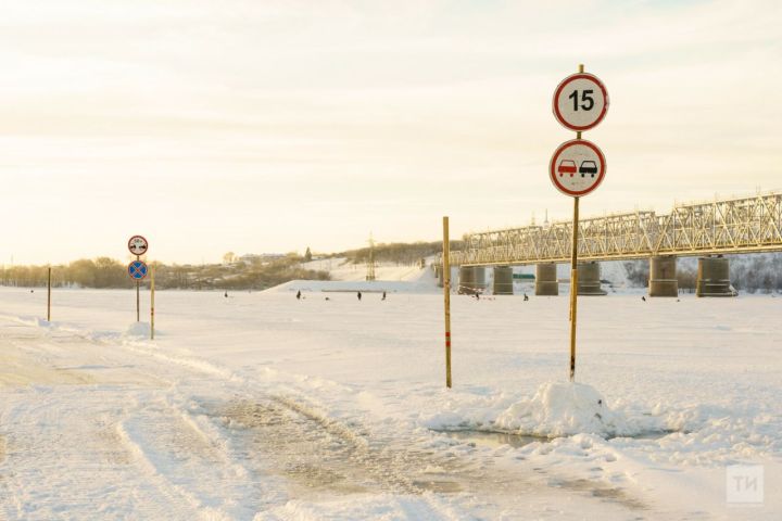 МЧС: С 15 марта все ледовые переправы в РТ прекращают свою работу